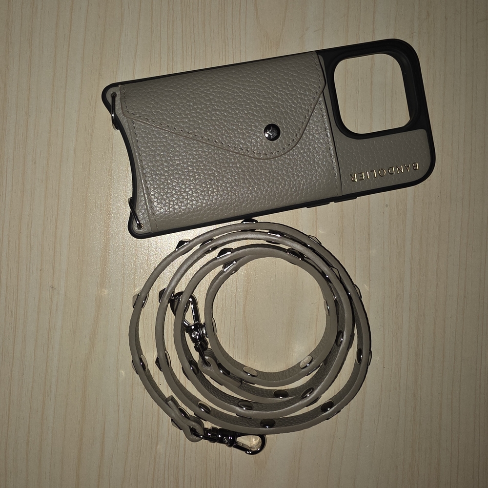 Bandolier Gray Crossbody Phone Case Set - Picture 2 of 7